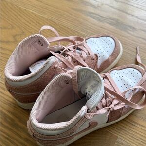 Nike Kids Pink and White Air Jordan’s (rarely worn)